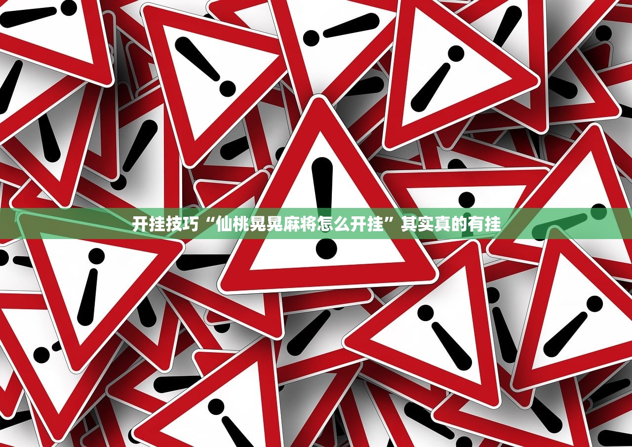 开挂技巧“仙桃晃晃麻将怎么开挂	”其实真的有挂