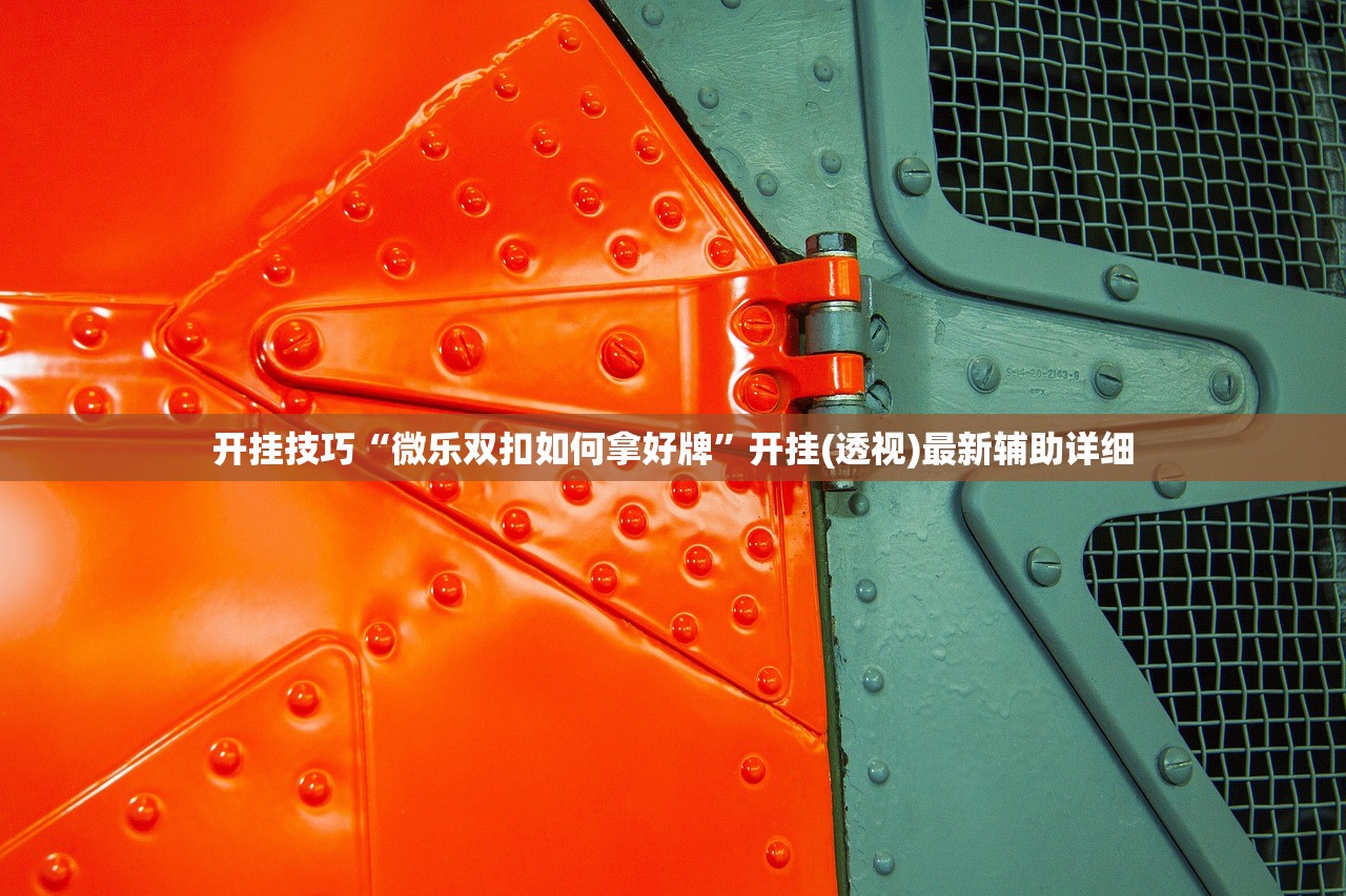 开挂技巧“微乐双扣如何拿好牌	”开挂(透视)最新辅助详细