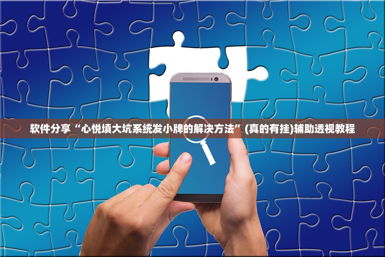 软件分享“心悦填大坑系统发小牌的解决方法”(真的有挂)辅助透视教程