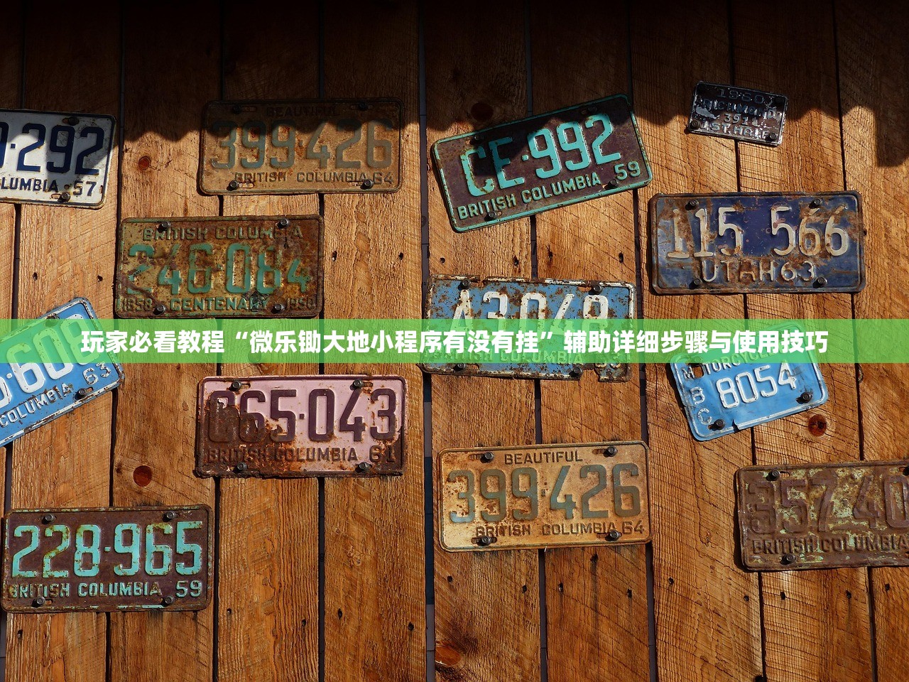 玩家必看教程“微乐锄大地小程序有没有挂”辅助详细步骤与使用技巧
