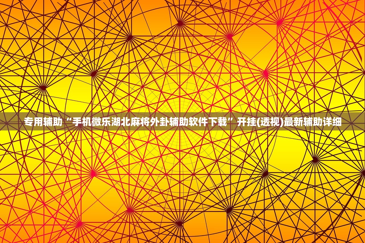 专用辅助“手机微乐湖北麻将外卦辅助软件下载	”开挂(透视)最新辅助详细