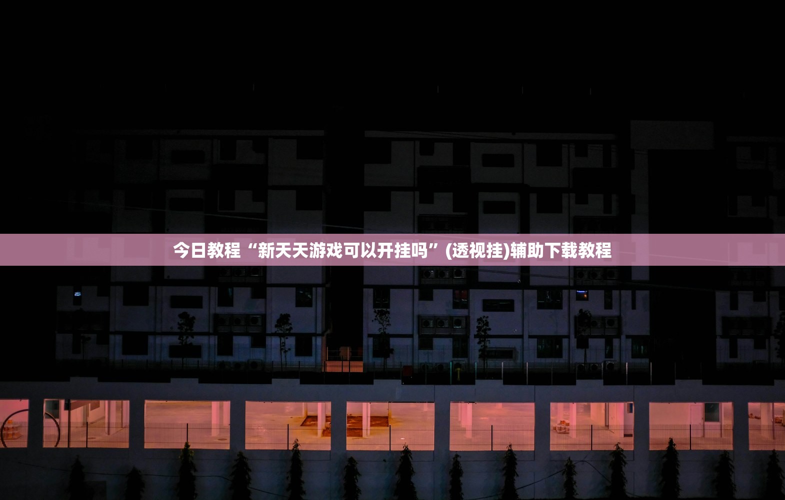 今日教程“新天天游戏可以开挂吗”(透视挂)辅助下载教程