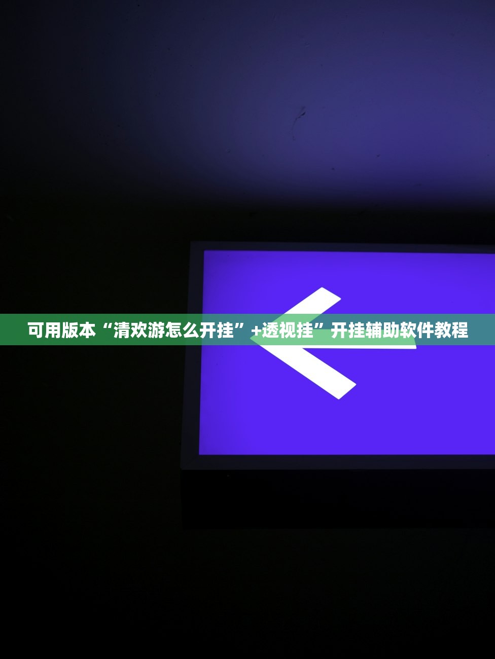 可用版本“清欢游怎么开挂”+透视挂”开挂辅助软件教程